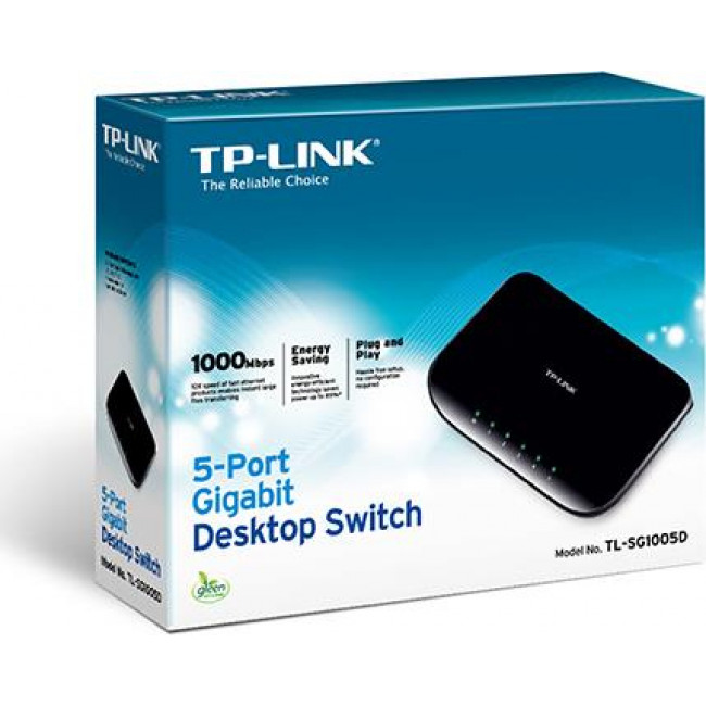 Switch TP-Link TL-SG1005D 5port 10/100/1000Mbps v9.2
