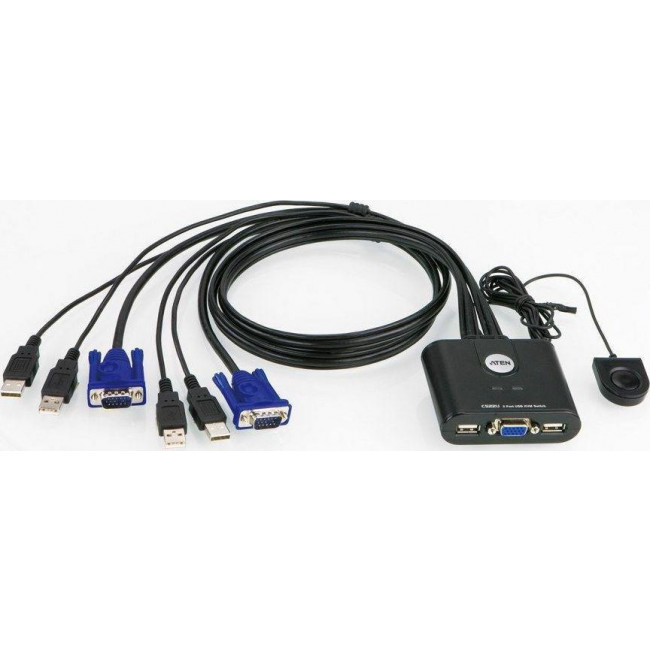 KVM ATEN 2-PORT USB SWITCH 2PC-1XP CS22U