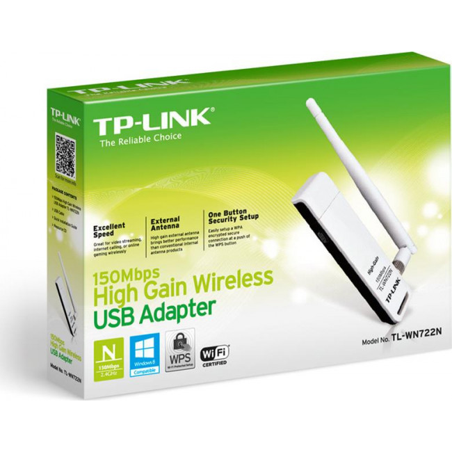ADAPTER USB TP-LINK WLAN 150Mbps TL-WN722N