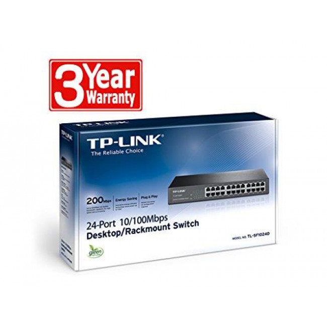 Switch TP-Link TL-SF1024D 24port 10/100Mbps