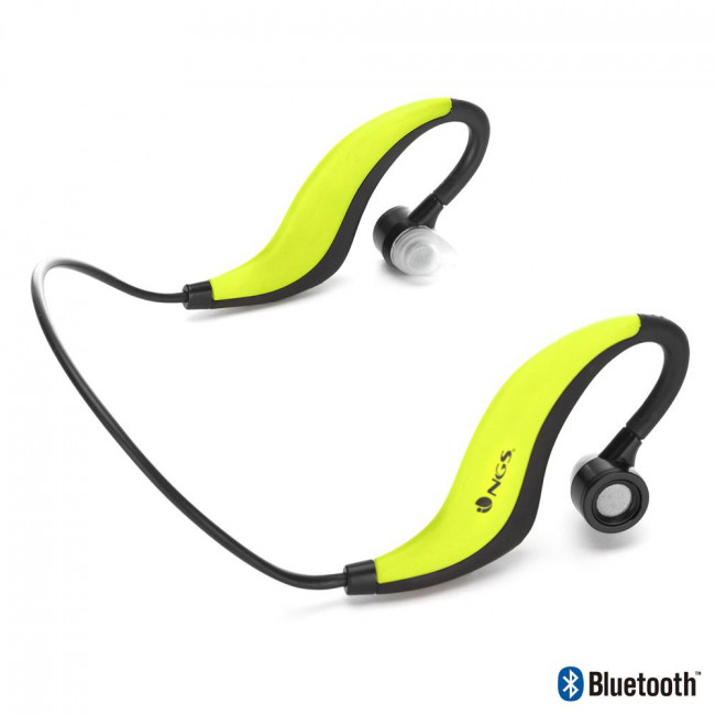 Ακουστικά Bluetooth NGS Artica Runner με λειτουργεία Hands Free Yellow