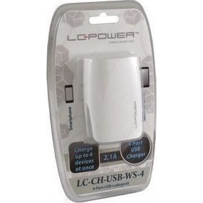 CHARGER USB LC-POWER [LC-CH-USB-WS-4] for 4 usb ports