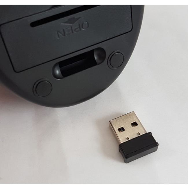 MOUSE LC-POWER OPTICAL WLESS USB 2.4GHzi [m714bw] BK