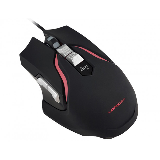 Mouse LC-Power m715b Gaming RGB Wired 3500dpi Black