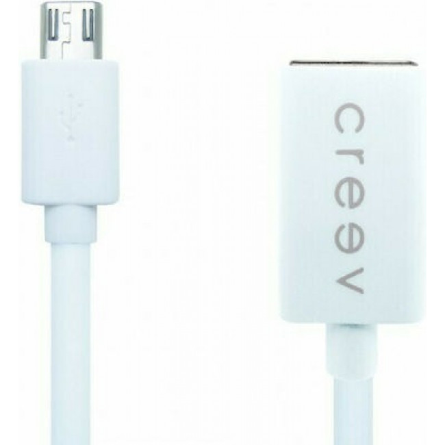 Καλώδιο Creev micro USB to Female USB 17cm OTG