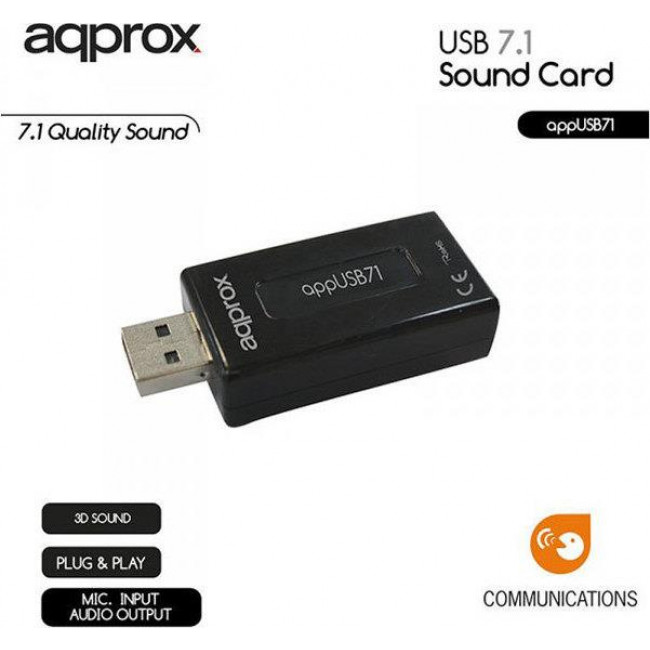 Sound Card Approx 7.1 USB