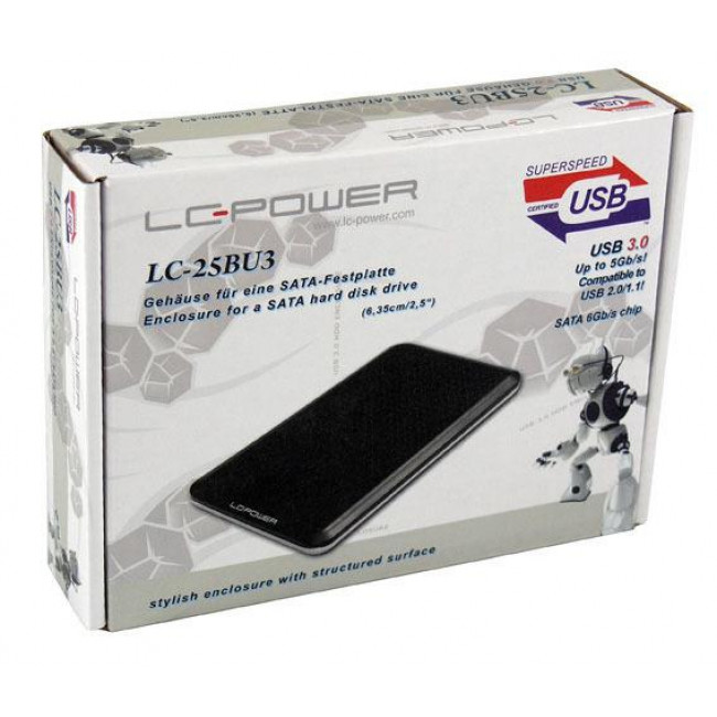 HD ENCLOSURE LC-POWER 2,5 USB3.0 [LC-25BU3]