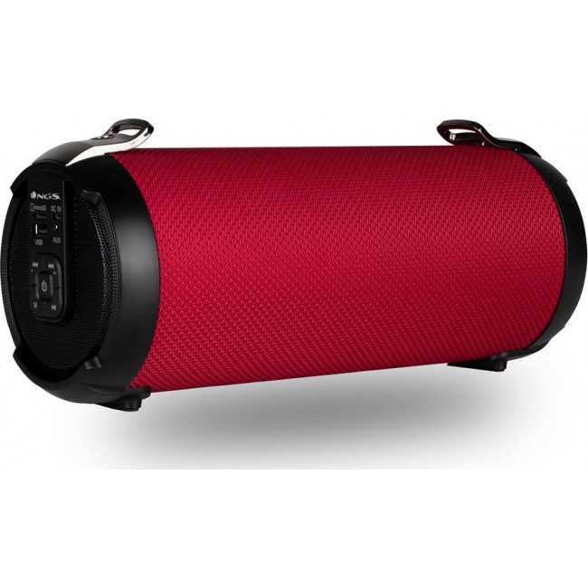 SPEAKER BT NGS ROLLER TEMPO RED 20W