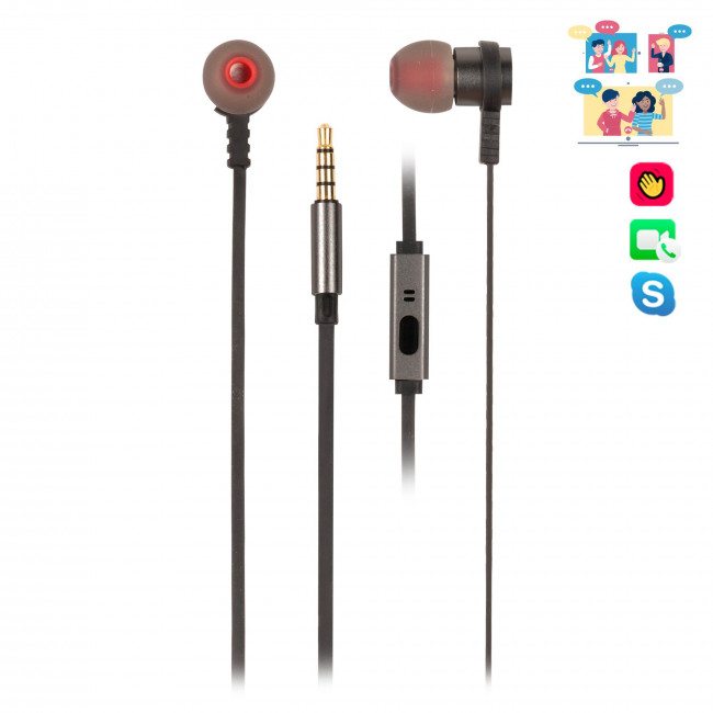 EARPHONE NGS WIRED [CROSS RALLY] GRAPHITE