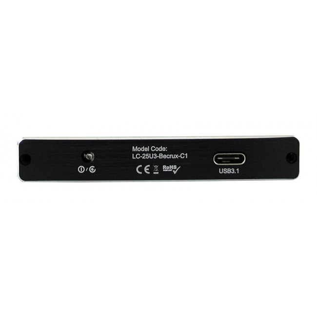 HD ENCLOSURE LC-POWER 2,5 USB3.1 Gen. 2 Type C [LC25U3-Becrux-C1]