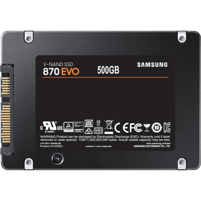 SSD Samsung 870 EVO 500Gb 2,5'' SATA III