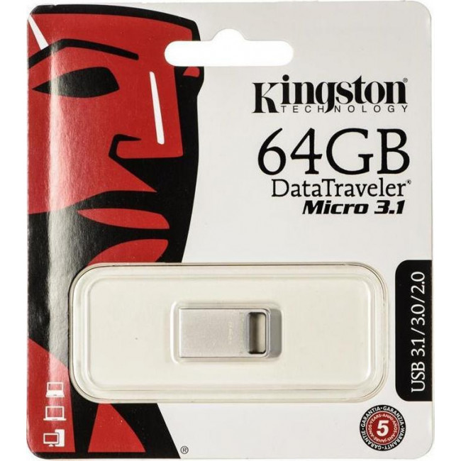 USB Stick Kingston DataTraveler Micro 3.1 64Gb USB 3.2