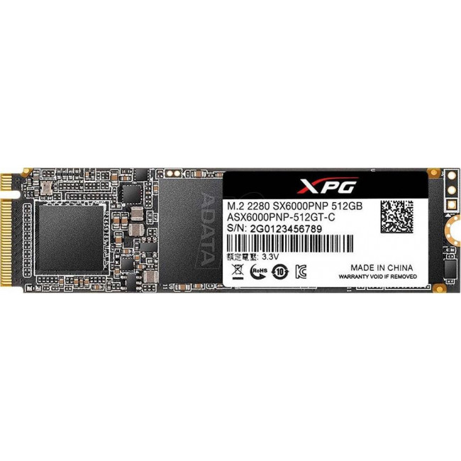 SSD ADATA M.2 2280 PCIe XPG SX6000PNP 512GB 3y