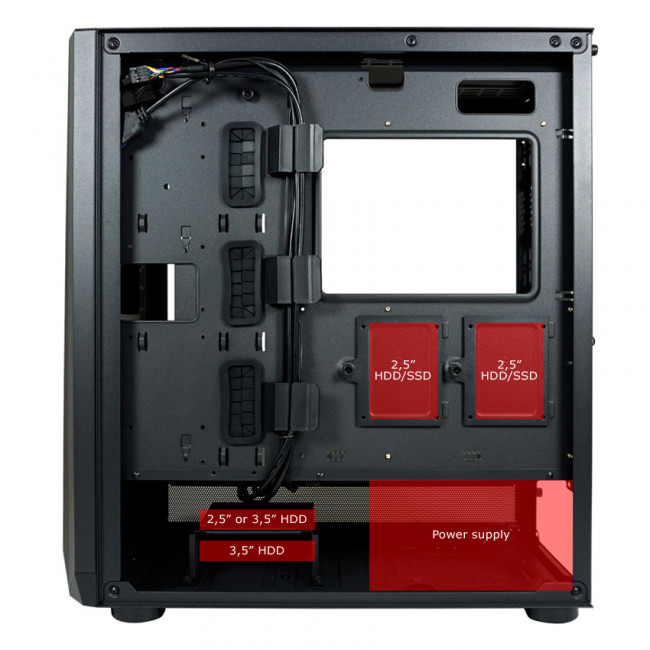 Case LC-Power Gaming 900B Lumaxx Gloom Midi