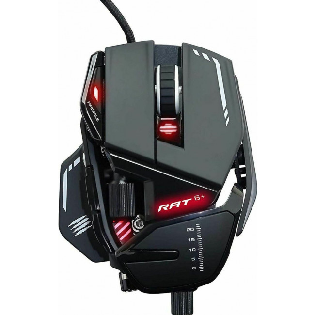 MadCatz R.A.T. 8+ USB RGB gaming mouse - Black