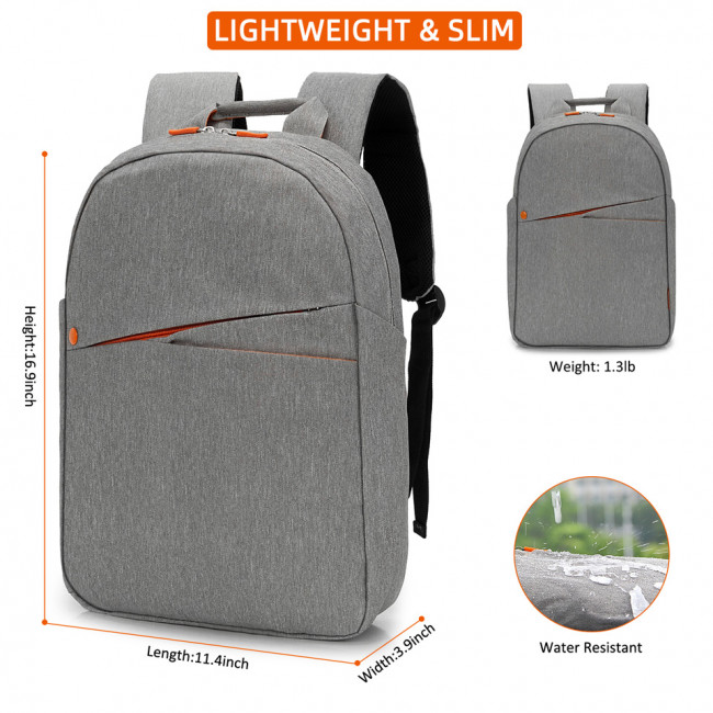 Τσάντα Laptop Kingslong Urban Series 15.6" Backpack Grey