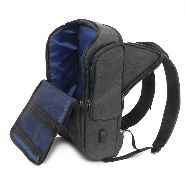 Τσάντα Laptop Kingslong Business Series 15.6" Backpack Charcoal Gray