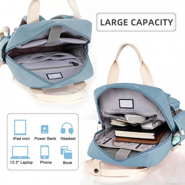 Τσάντα Laptop Kingslong Vintage Series 14.14" Backpack Blue