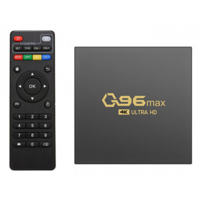 TV Box Q96 MAX 4K UHD με 8GB RAM και 128GB Αποθηκευτικό Χώρο