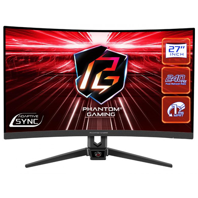 Gaming Monitor AsRock PG27F15RS1A 27" FHD, 240Hz, 1ms, Speakers, Curved