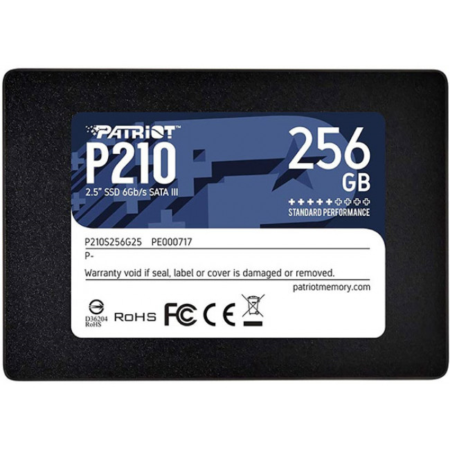 SSD Patriot P210 256Gb 2.5'' SATA III