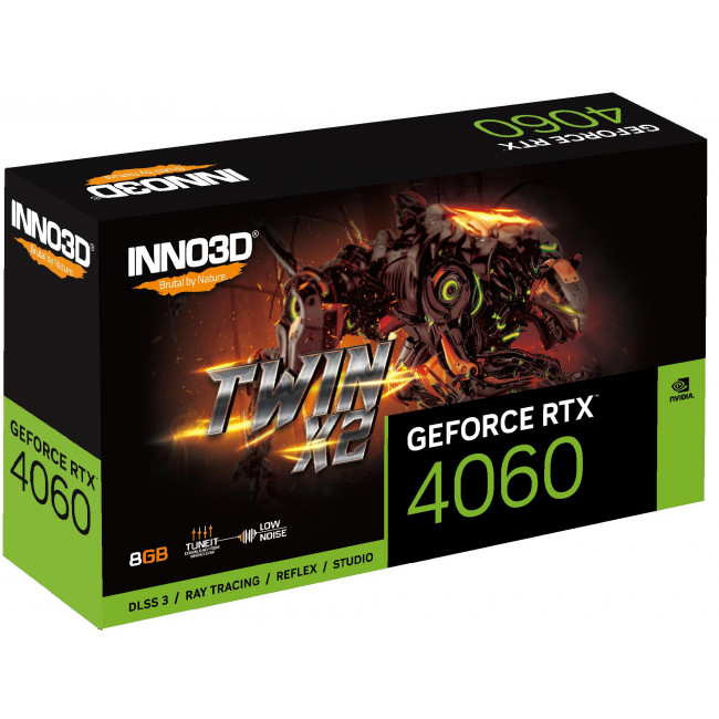 VGA Inno3D GeForce RTX 4060 8Gb Twin X2 OC