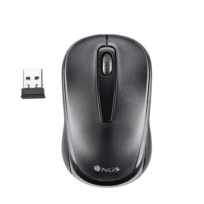 MOUSE NGS WLESS 2,4GHz 1200DPI  [EASYGAMMA] BLACK