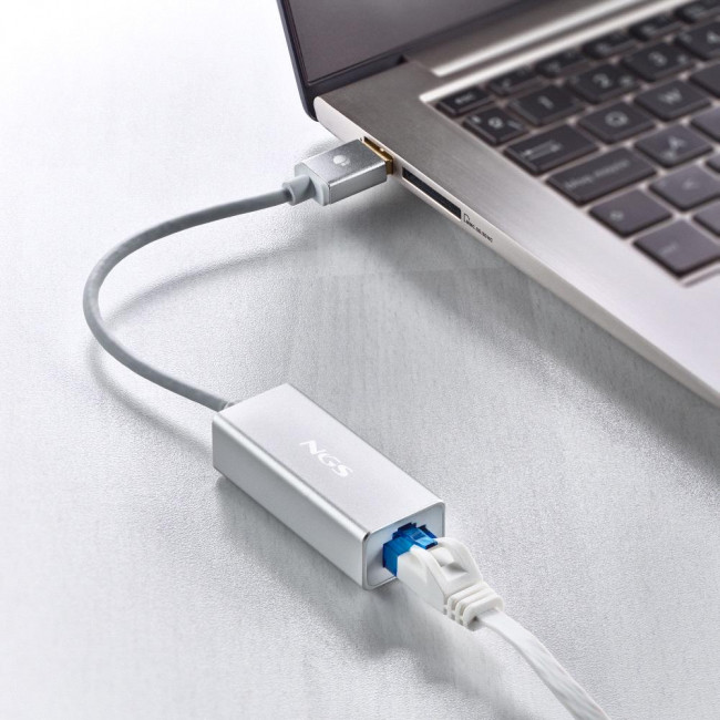 Adapter NGS HACKER 3.0 USB 3.0  to Ethernet 1Gbps 15cm