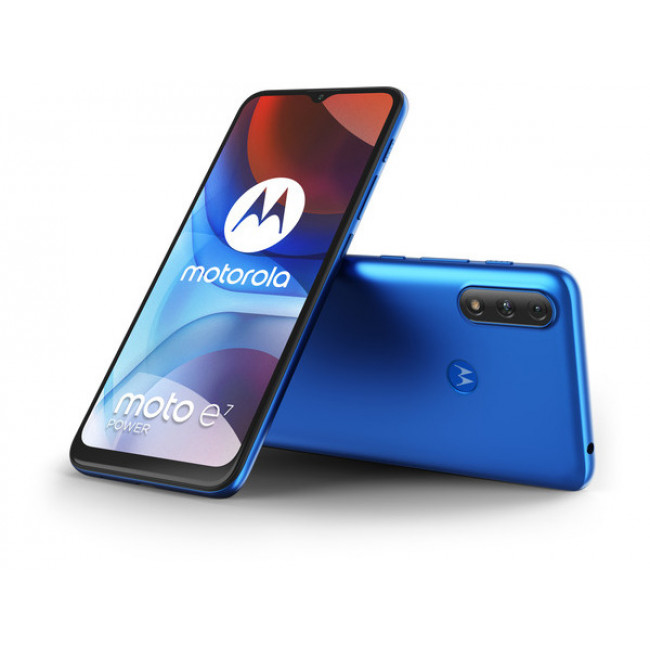 Smartphone Motorola E7 Power 6.5''/Helio G25/4GB/64GB/Android 10/Blue