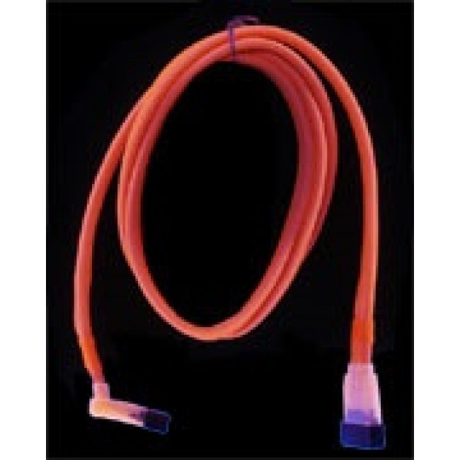 Καλώδιο Revoltec SATA Γωνιακό Braided Red 1m