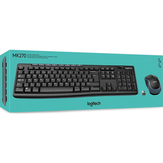 Set Keyboard/Mouse Logitech  MK270 Wireless