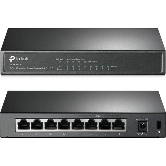 Switch TP-Link TL-SF1008P 8port 10/100Mbps POE