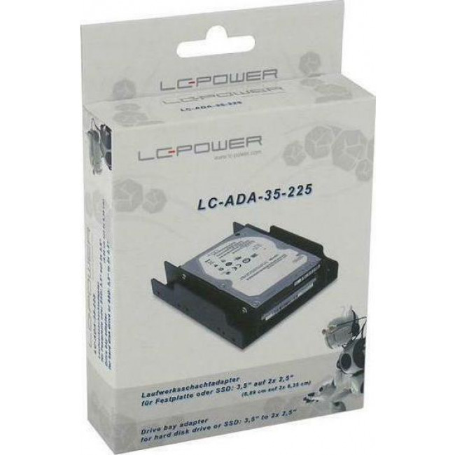 BRACKET LC-POWER 3,5 to 2X2,5 [LC-ADA-35-225]