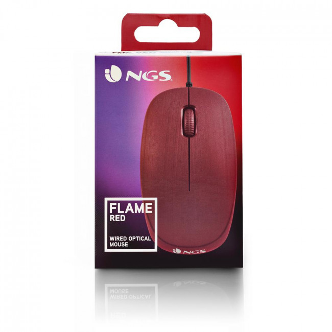MOUSE NGS OPTICAL [FLAME] RED