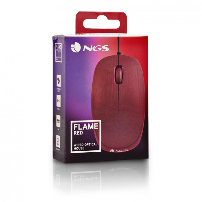 MOUSE NGS OPTICAL [FLAME] RED