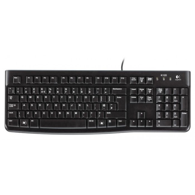 Keyboard Logitech K120 Wired USB GR