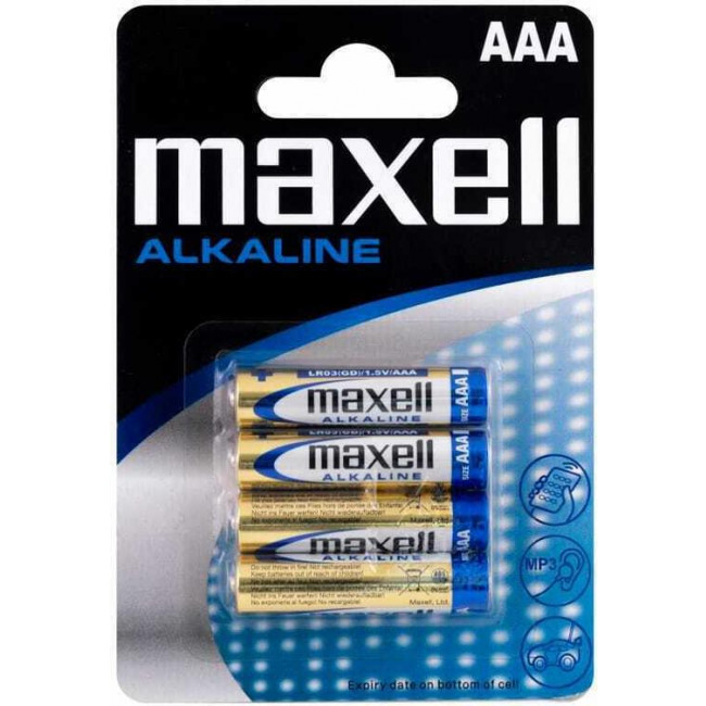 ΜΠΑΤΑΡΙΑ ALKALINE MAXELL AAA LR03 4PACK