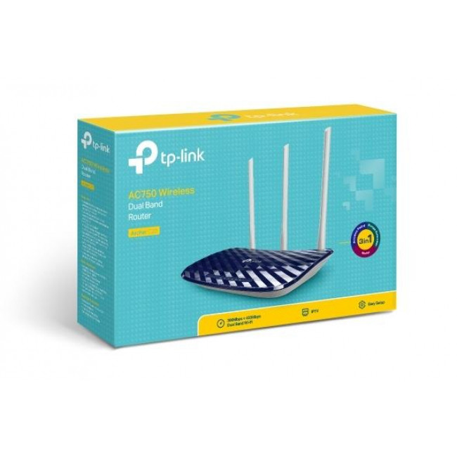 Router Tp-link Archer C20 Wireless Dual Band Router AC750 v5