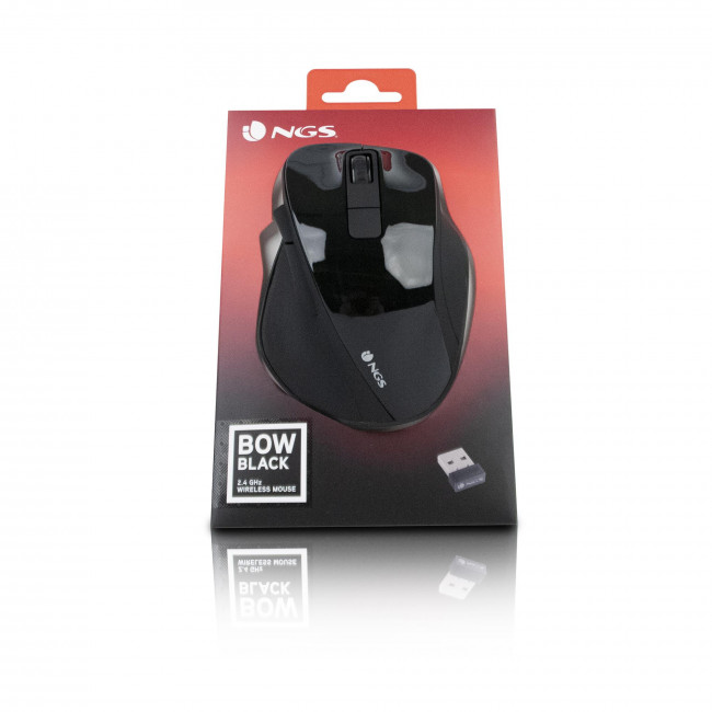 MOUSE NGS WLESS OPTICAL 2,4GHz [BOW] BLACK