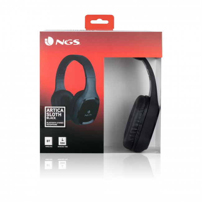Ακουστικά Bluetooth NGS Artica Sloth με λειτουργία Hands Free Black
