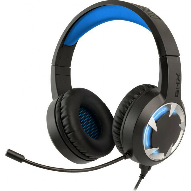 Headset Gaming NGS GHX-510 PC/PS4/XBOX ONE With LED Lights Black/Blue