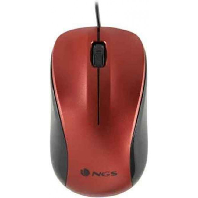 MOUSE NGS USB OPTICAL1200dpi [CREW] RED