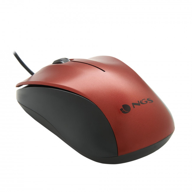 MOUSE NGS USB OPTICAL1200dpi [CREW] RED