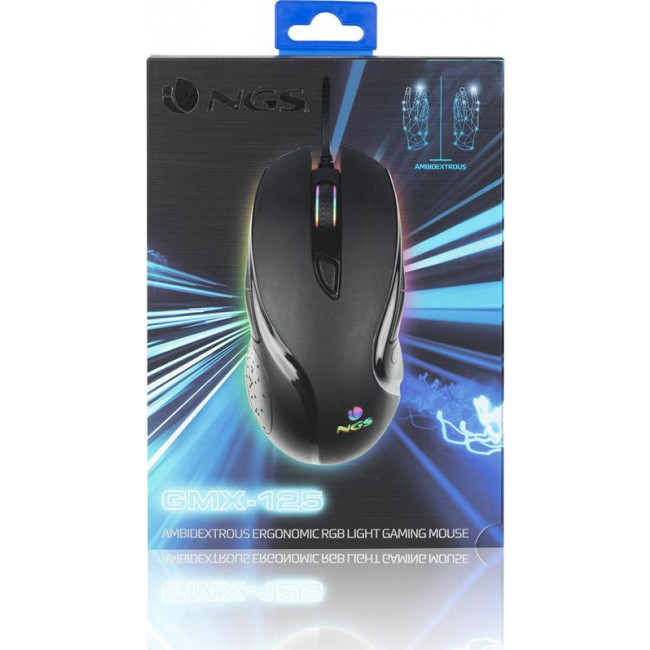 MOUSE LED GAMING NGS GMX-125 WIRED 7200dpi