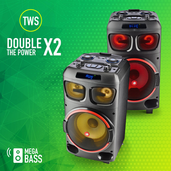 Bluetooth Speaker PORTABLE NGS [WILD DUB ZERO] 120W