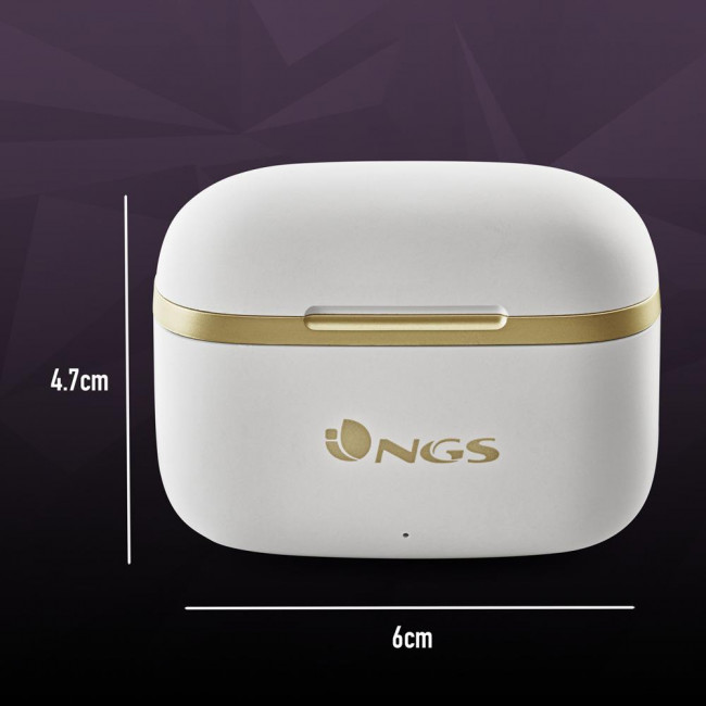 Handsfree Bluetooth NGS Artica Trophy with ANC White