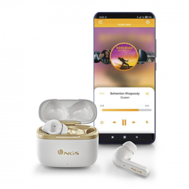 Handsfree Bluetooth NGS Artica Trophy with ANC White