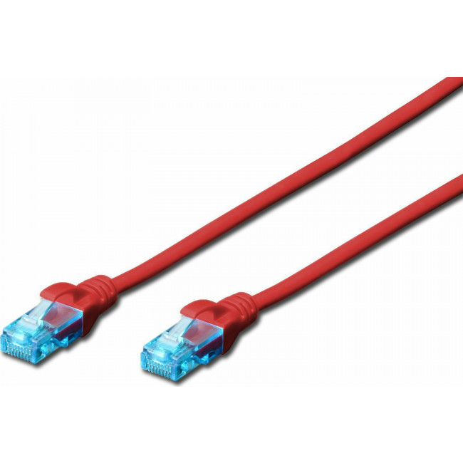 Καλώδιο Digitus UTP Cat5e 2m Red