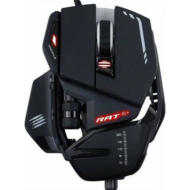 MadCatz R.A.T. 6+ Optical Gaming Mouse - Black