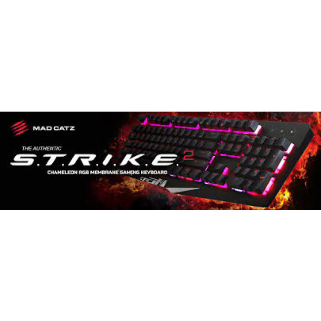Mad Catz S.T.R.I.K.E. 2 Gaming Keyboard - Black